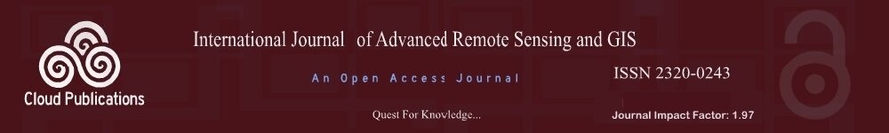 International Journal of Advanced Remote Sensing and GIS- An Open Access Journal