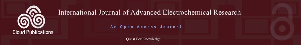 International Journal of Advanced Electrochemical Research- An Open Access Journal