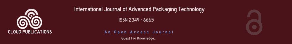 An Open Access Journal-International Journal of Advanced Packaging Technology